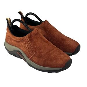 Merrell Jungle Moc Sequoia Shoes Womens 8.5 Rust Suede Slip On Trail  Hiking